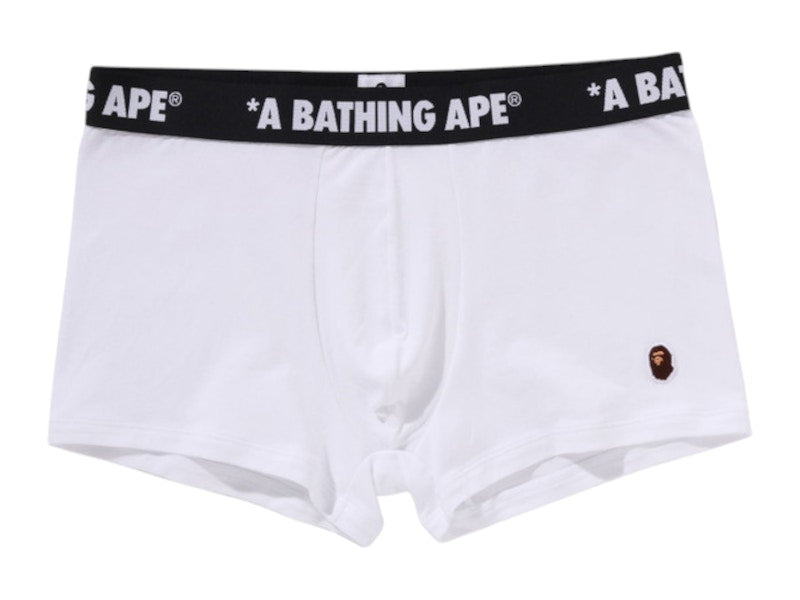 BAPE One Point Trunks White