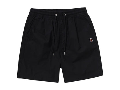 BAPE One Point Twill Relaxed Fit Shorts Black