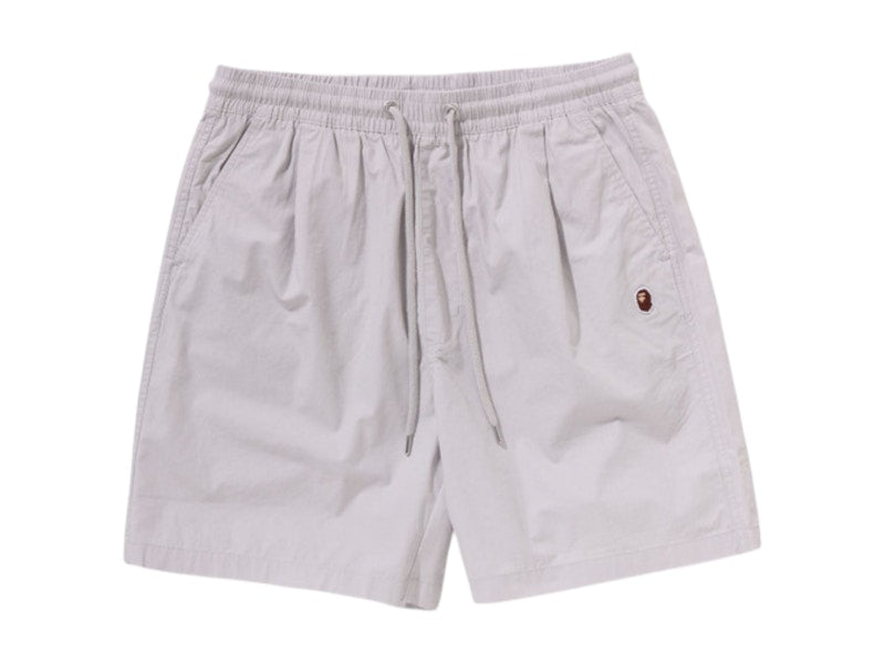 BAPE One Point Twill Relaxed Fit Shorts Gray