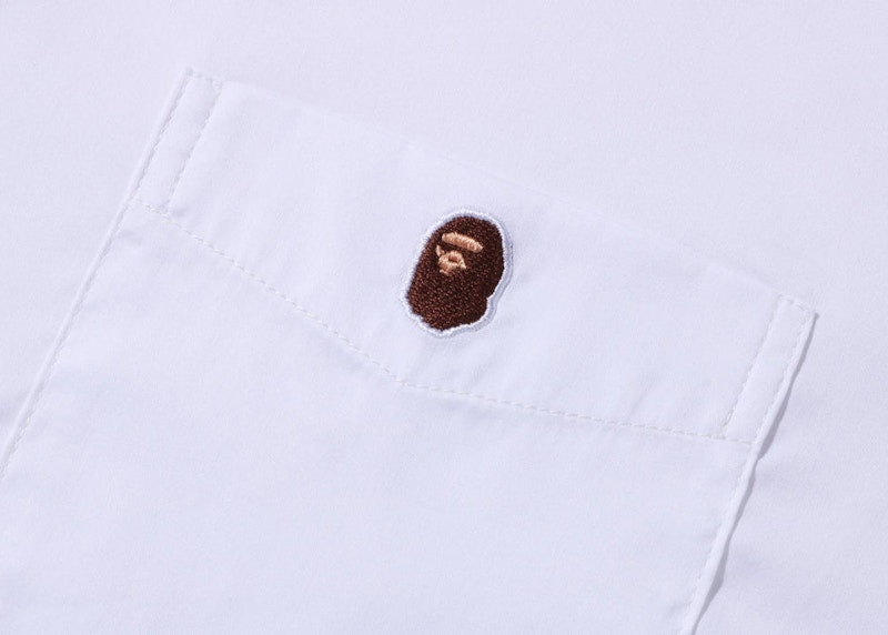 BAPE One Point Wide Fit S/S Shirt White
