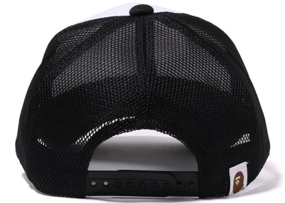 BAPE College Mesh Cap Black