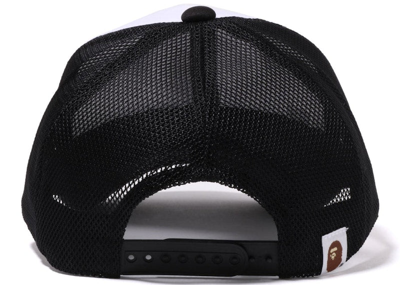 BAPE College Mesh Cap Black