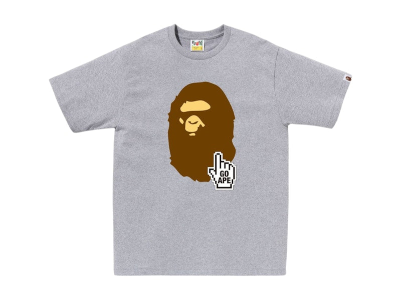 BAPE Online Tee Gray
