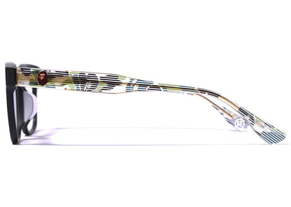 BAPE Optical 3 Flame Sunglasses Black