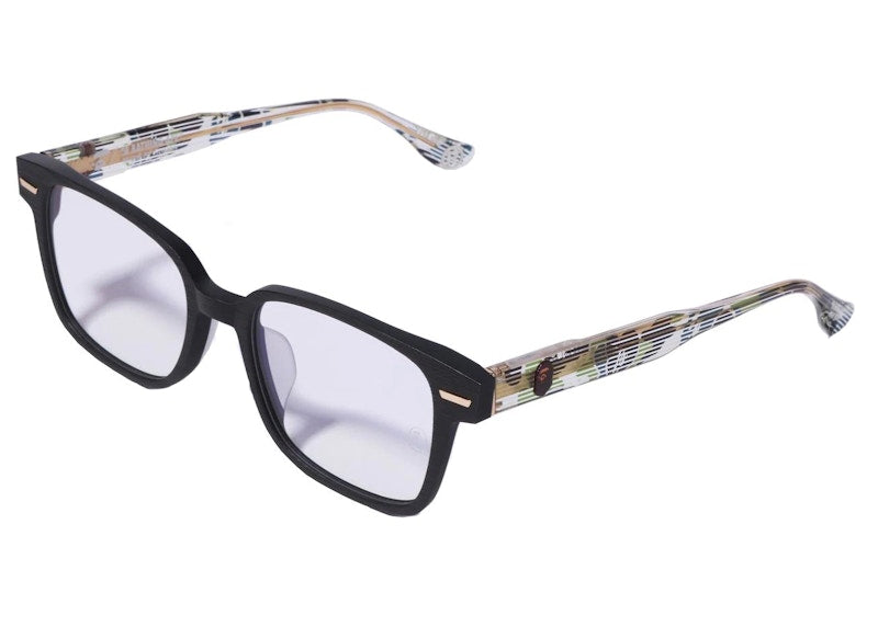 BAPE Optical 3 Flame Sunglasses Black
