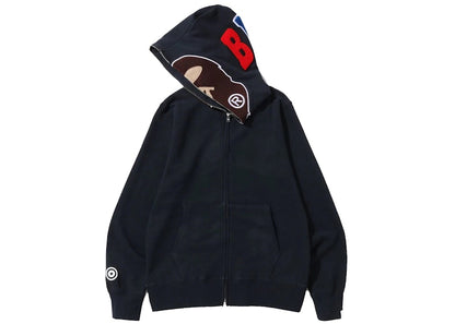 BAPE Overdye 2nd Ape Full Zip Hoodie Black