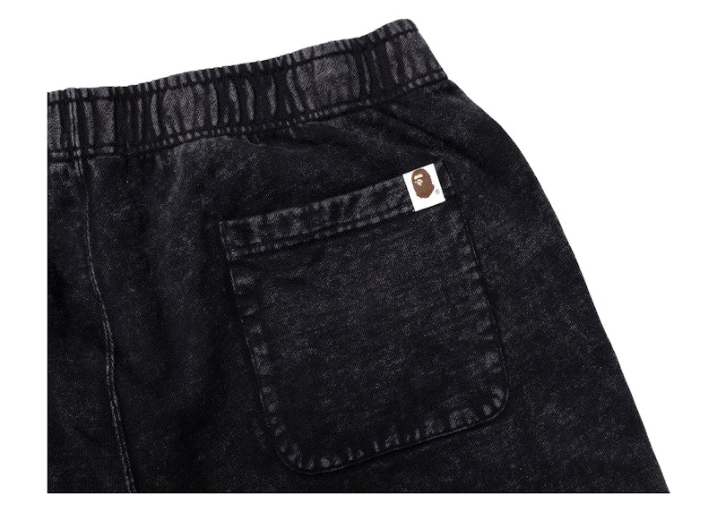 BAPE Overdye Sweat Pants Black