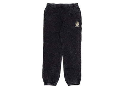 BAPE Overdye Sweat Pants Black