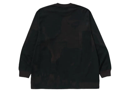 BAPE Overprint Logo Relaxed Fit L/S Tee Black