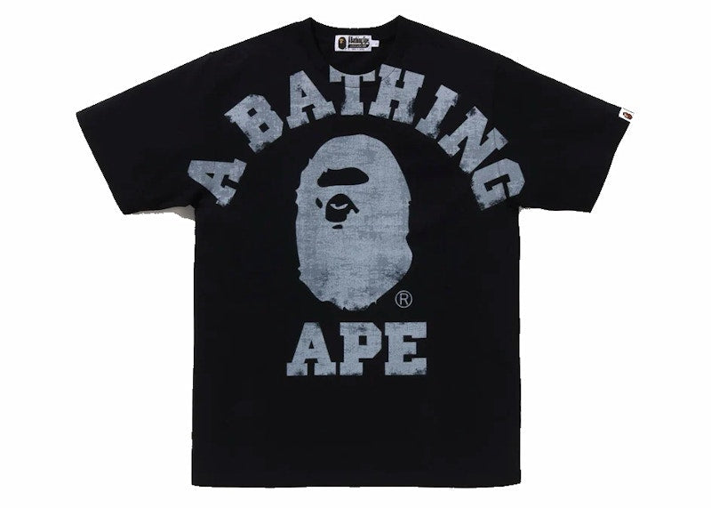 BAPE Overprinted College Tee Black