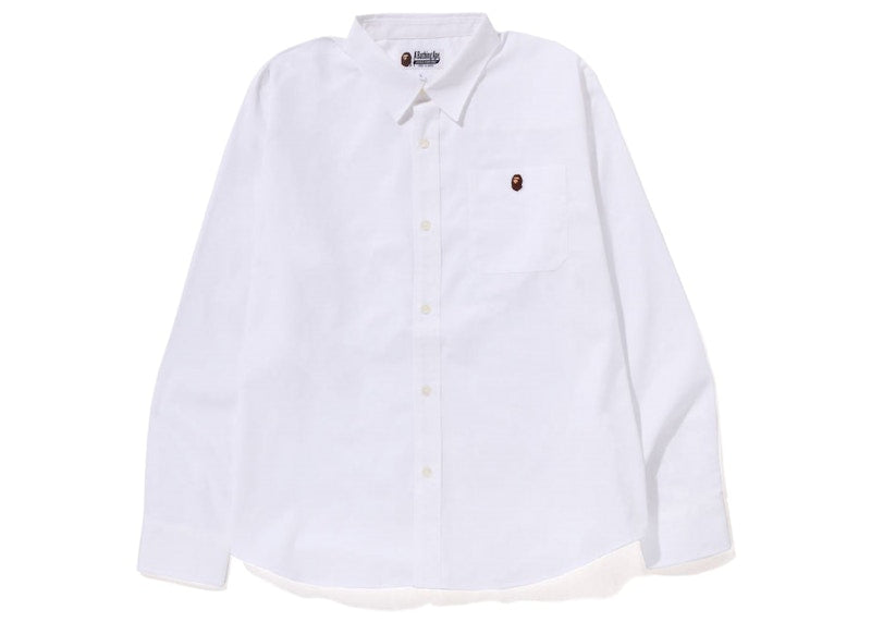 BAPE Oxford Relaxed Fit Shirt (SS23) White