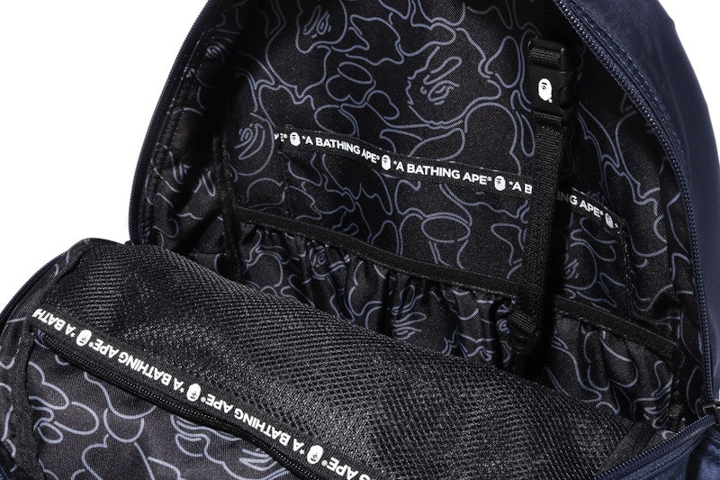 BAPE Padded Nylon Day Pack Navy