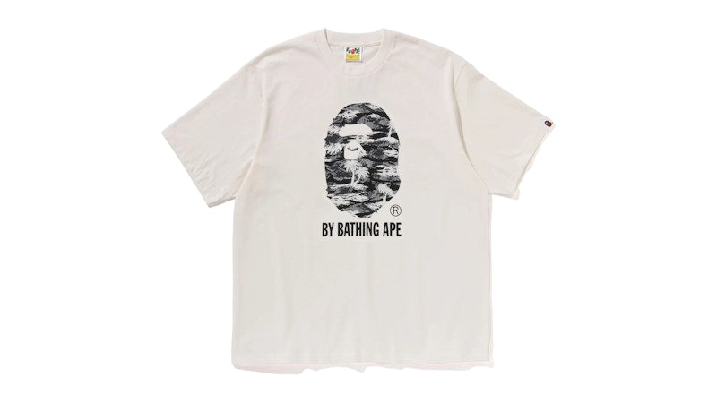 BAPE Palm Tree Camo By Bathing Ape Relaxed Fit Tee Ivory
