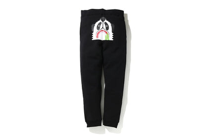 BAPE Panda Slim Sweatpants Black