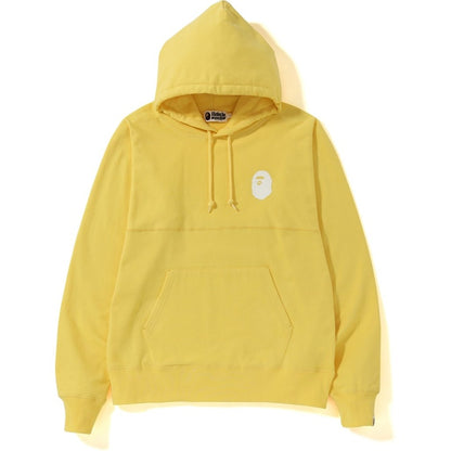 BAPE Pastel Color Big Logo Wide Pullover Hoodie Yellow