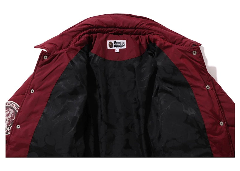 BAPE Patch Coach Jacket Red