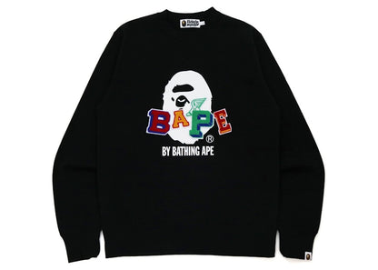 BAPE Patch Crewneck Black