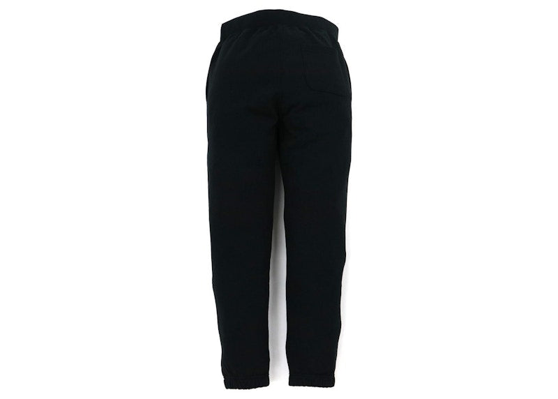 BAPE Patch Sweat Pants Black