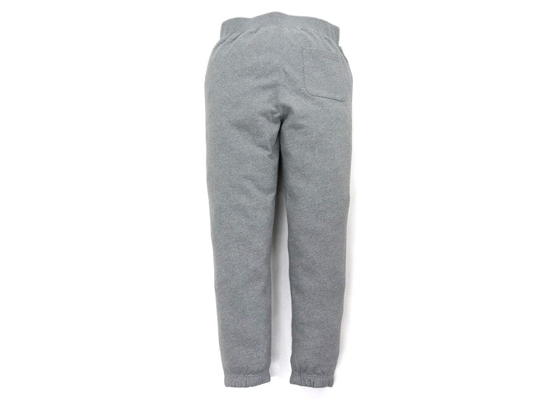 BAPE Patch Sweat Pants Gray