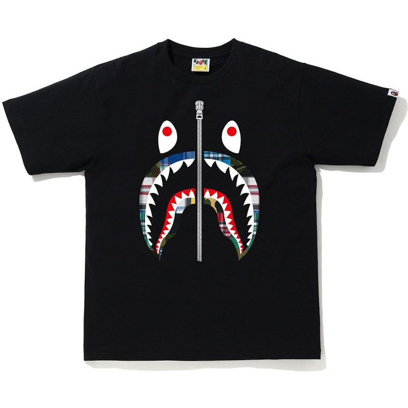 BAPE Patchwork Shark T-shirt Black