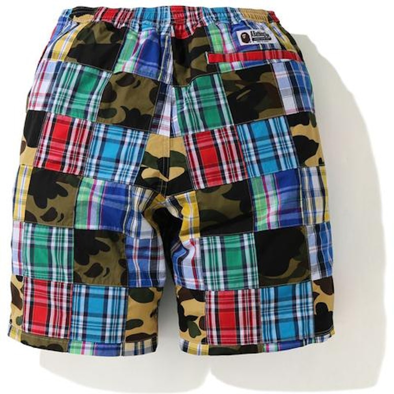 BAPE Patchwork Shorts Multi