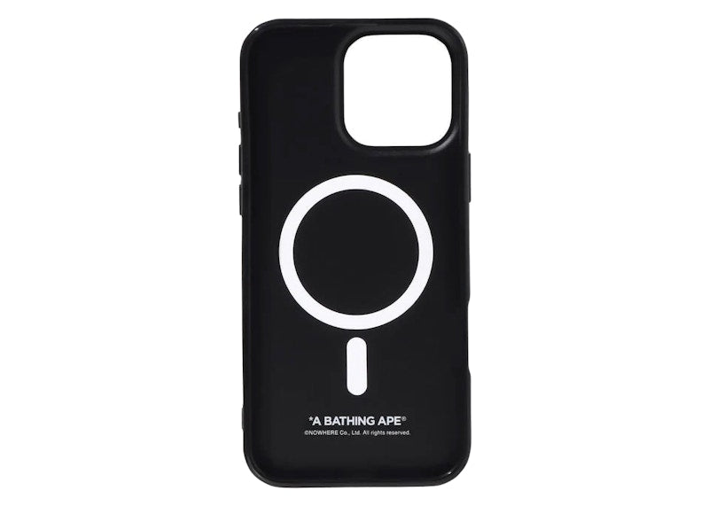 BAPE Pattern iPhone 16 Pro Max Case White