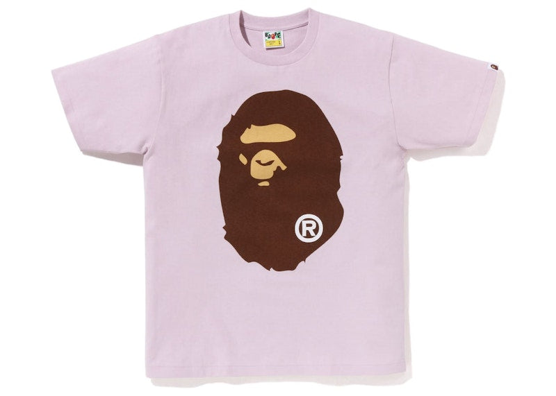 BAPE Pigment Big Ape Head Tee (SS23) Purple