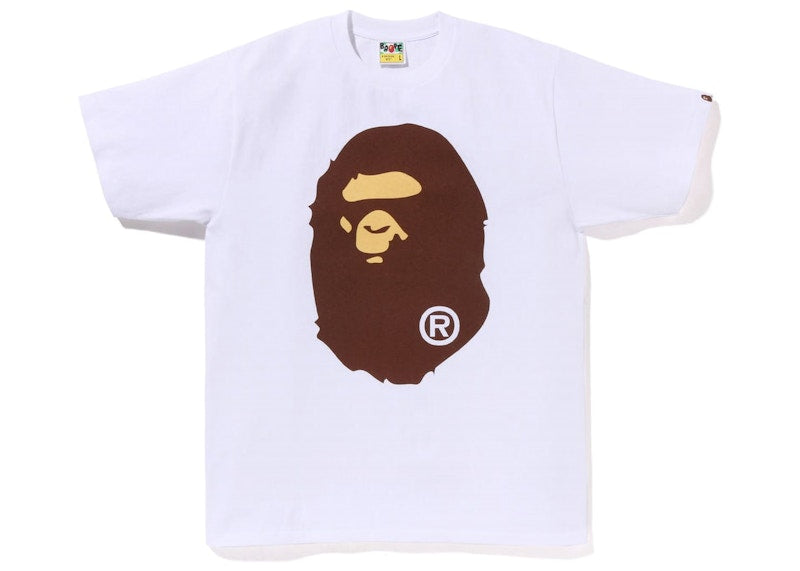 BAPE Pigment Big Ape Head Tee (SS23) White