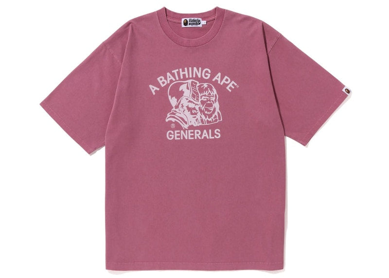 BAPE Pigment Dyed General Bape Relaxed Fit Tee Purple