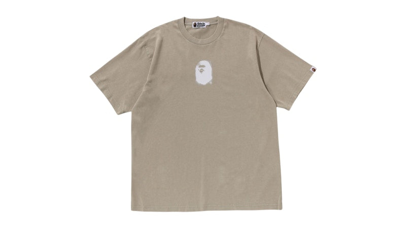 BAPE Pigment Print Ape Head Relaxed Fit Tee Olivedrab
