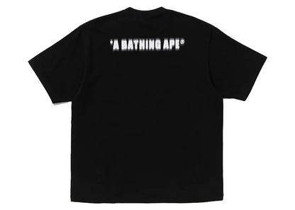 BAPE Pixel Ape Head Relaxed Fit Tee Black
