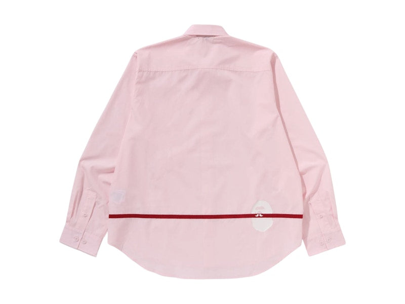 BAPE Plain Dress Shirt Pink