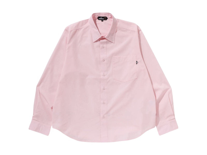 BAPE Plain Dress Shirt Pink