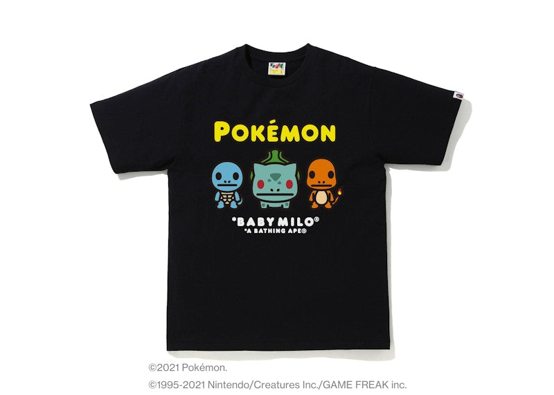 BAPE Pokémon Baby Milo #14 Tee Black