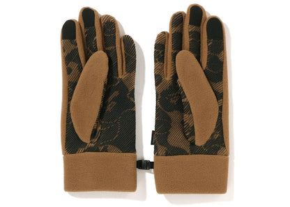 BAPE Polartech Glove Beige