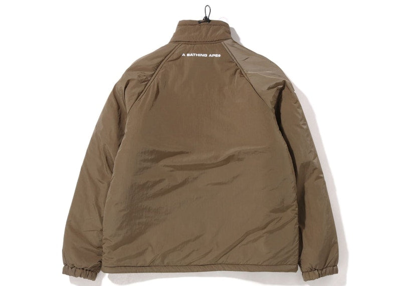 BAPE Polartech Padded Jacket Beige