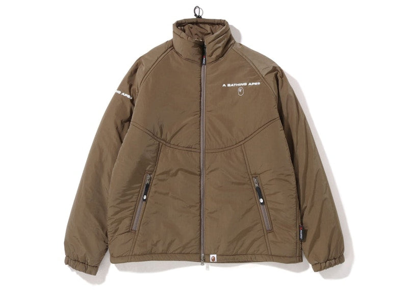 BAPE Polartech Padded Jacket Beige