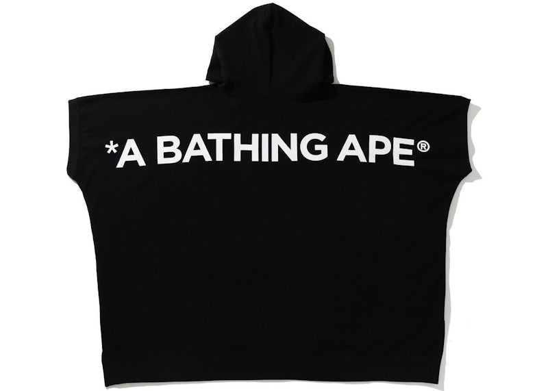 BAPE Poncho Pullover Hoodie Black