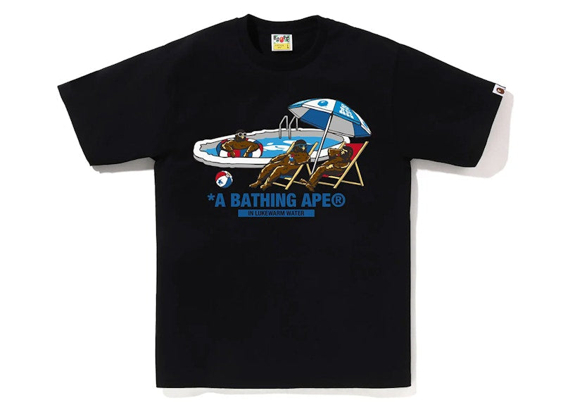 BAPE Poolside Tee Black