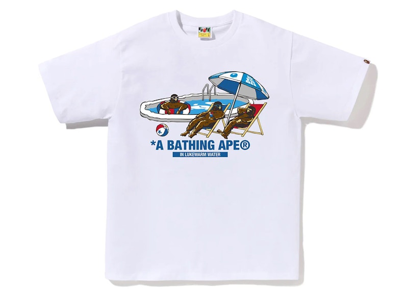BAPE Poolside Tee White