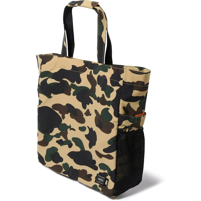 BAPE Porter 1st Camo Tote Bag (SS19) Yellow