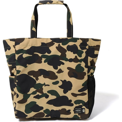 BAPE Porter 1st Camo Tote Bag (SS19) Yellow