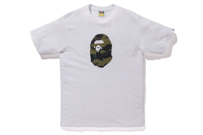 BAPE Premium Summer Bag 1st Camo Ape Head Tee White/Green