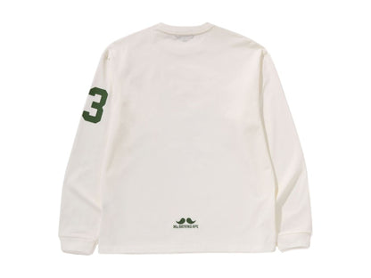 BAPE Print I L/S Tee White