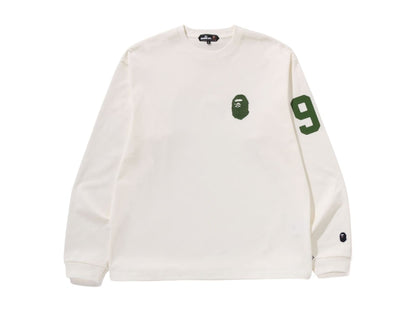 BAPE Print I L/S Tee White