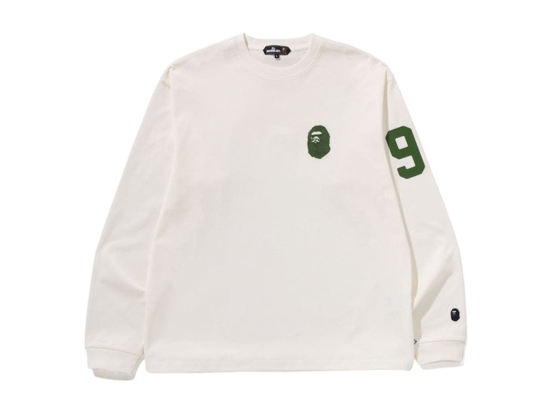 BAPE Print I L/S Tee White