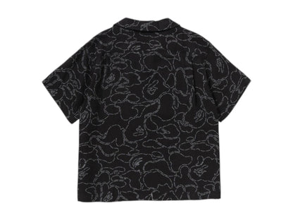 BAPE Printed Casual S/S Shirt Black
