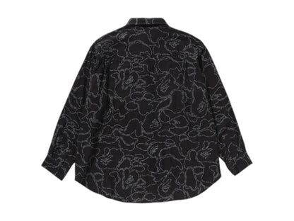 BAPE Printed Casual Shirt Black