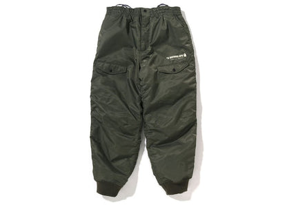 BAPE Puffy Flight Pants Olive Drab
