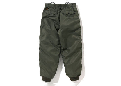 BAPE Puffy Flight Pants Olive Drab